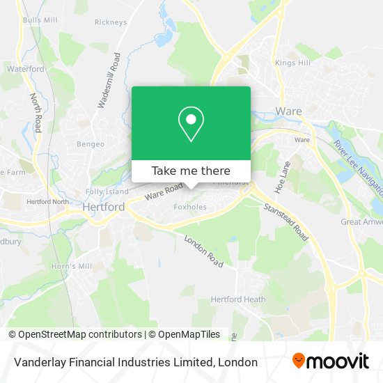 Vanderlay Financial Industries Limited map