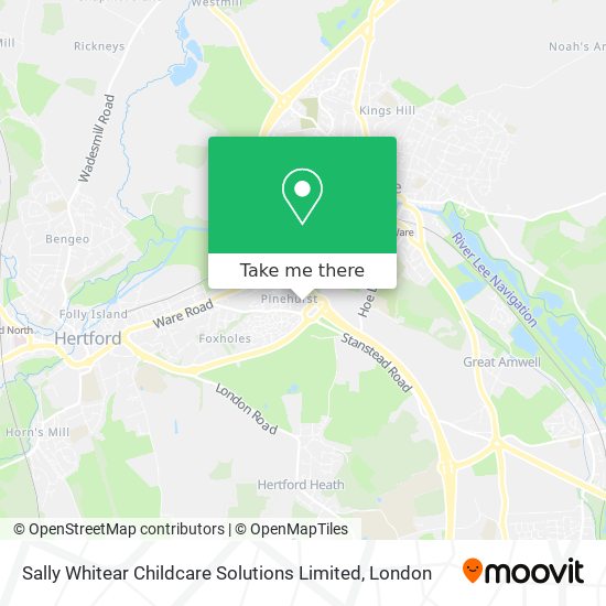 Sally Whitear Childcare Solutions Limited map