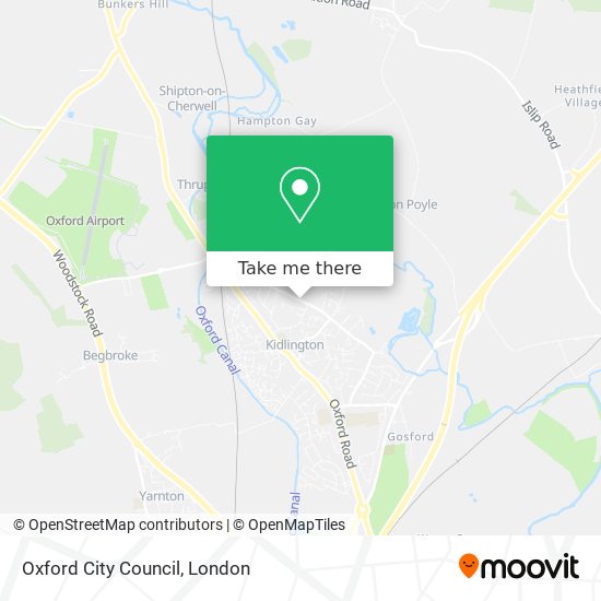 Oxford City Council map