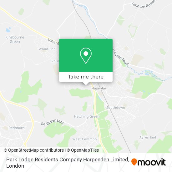 Park Lodge Residents Company Harpenden Limited map