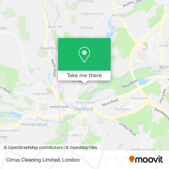 Cirrus Cleaning Limited map