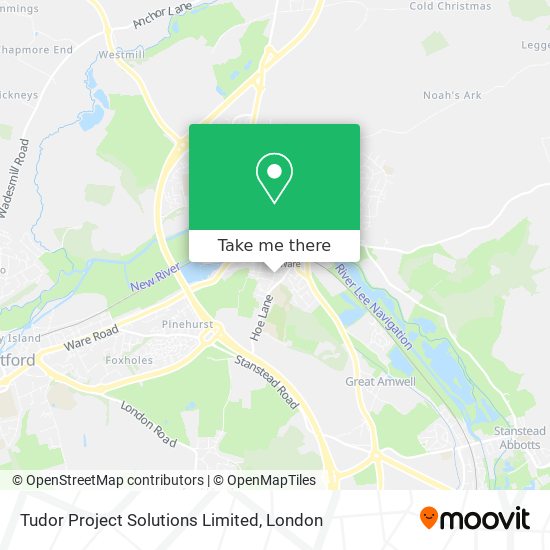 Tudor Project Solutions Limited map