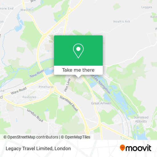 Legacy Travel Limited map