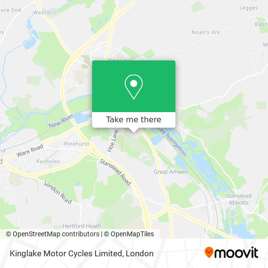 Kinglake Motor Cycles Limited map