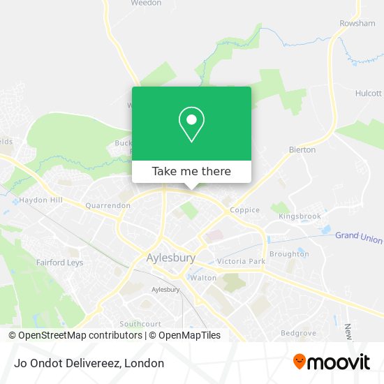 Jo Ondot Delivereez map