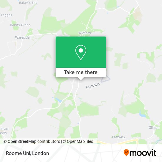 Roome Uni map