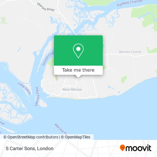 S Carter Sons map