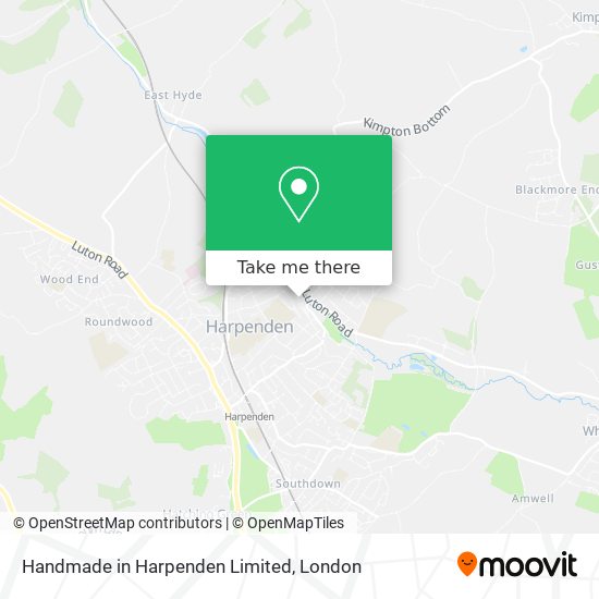 Handmade in Harpenden Limited map