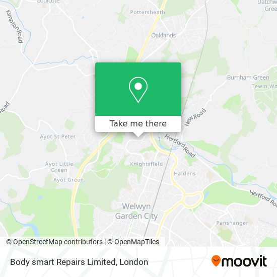 Body smart Repairs Limited map