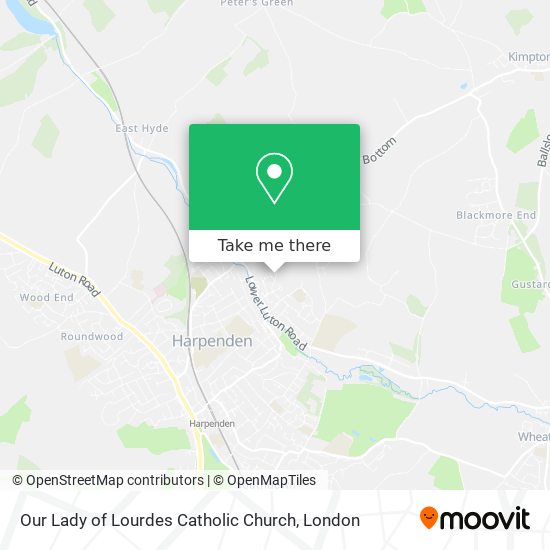 Our Lady of Lourdes Catholic Church map