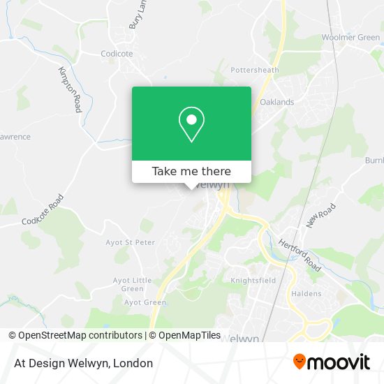 At Design Welwyn map