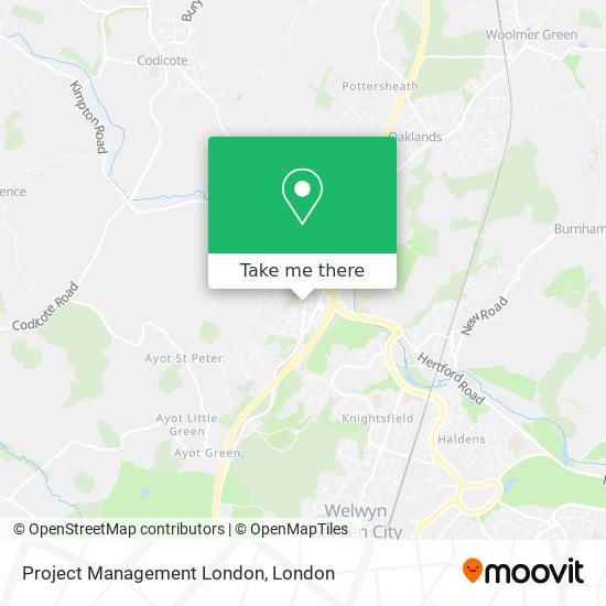 Project Management London map