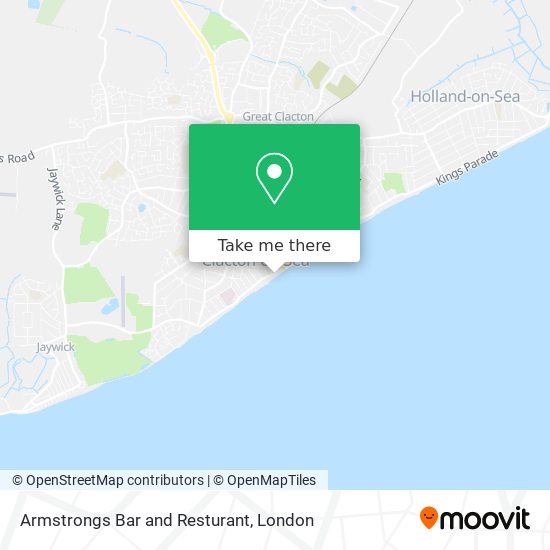 Armstrongs Bar and Resturant map
