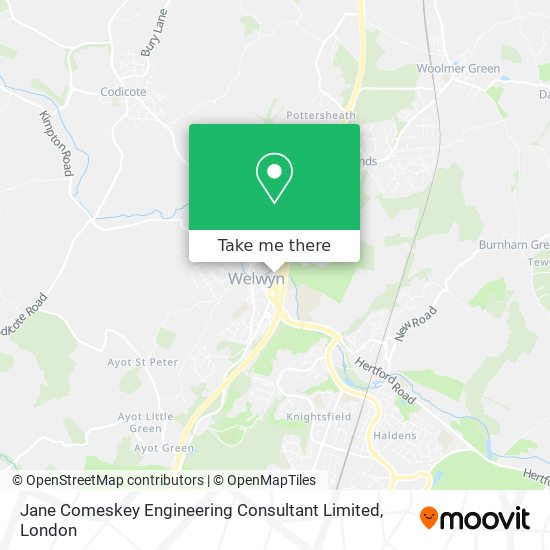 Jane Comeskey Engineering Consultant Limited map