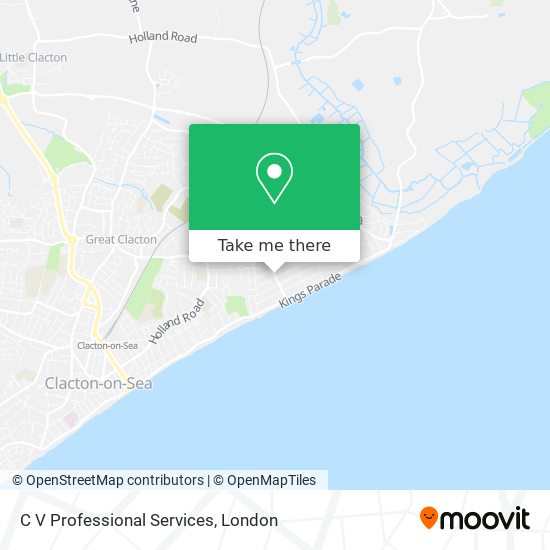 C V Professional Services map