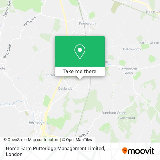 Home Farm Putteridge Management Limited map