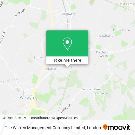 The Warren Management Company Limited map