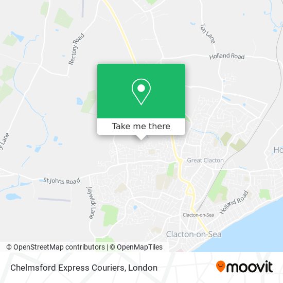 Chelmsford Express Couriers map