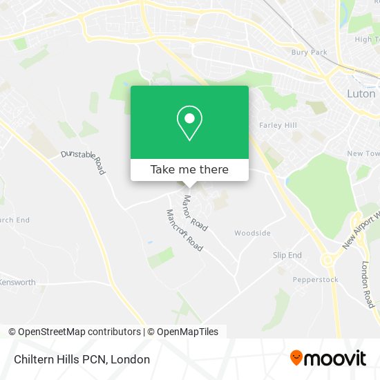 Chiltern Hills PCN map
