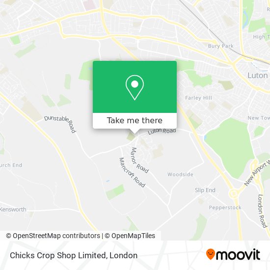 Chicks Crop Shop Limited map