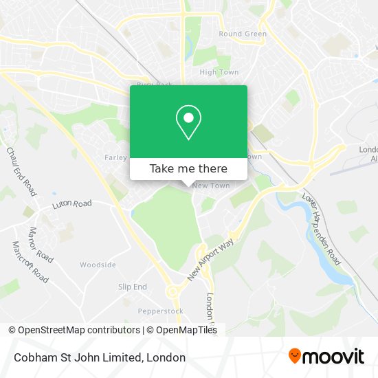 Cobham St John Limited map