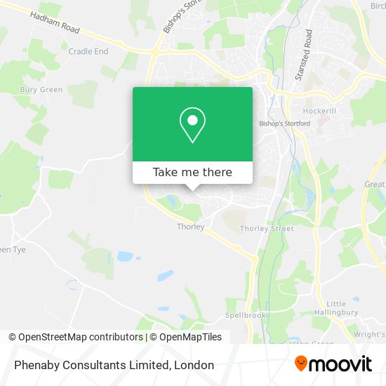 Phenaby Consultants Limited map