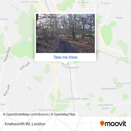 Knebworth Wi map