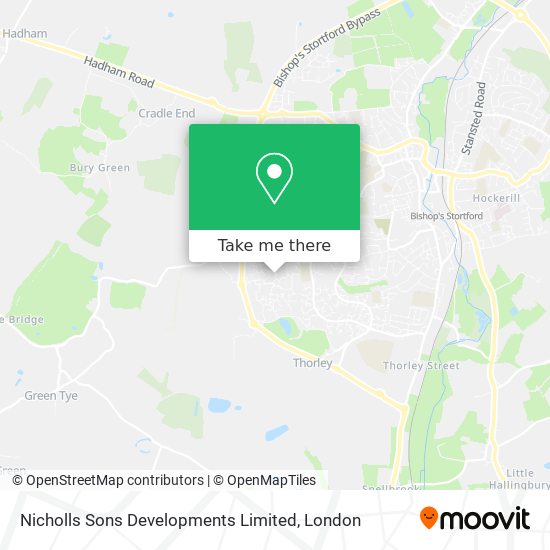 Nicholls Sons Developments Limited map