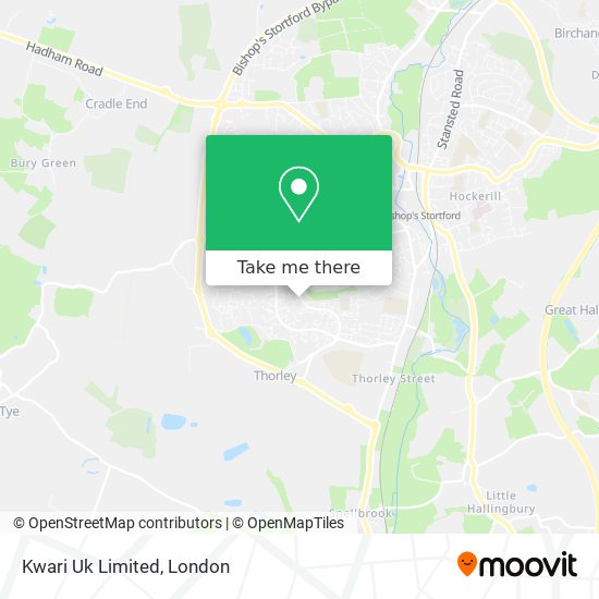 Kwari Uk Limited map