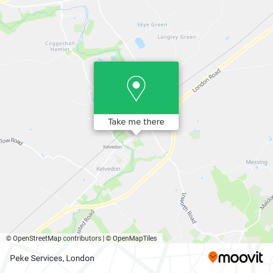 Peke Services map