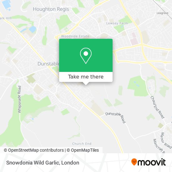 Snowdonia Wild Garlic map