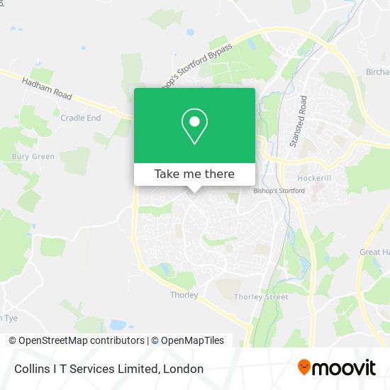 Collins I T Services Limited map