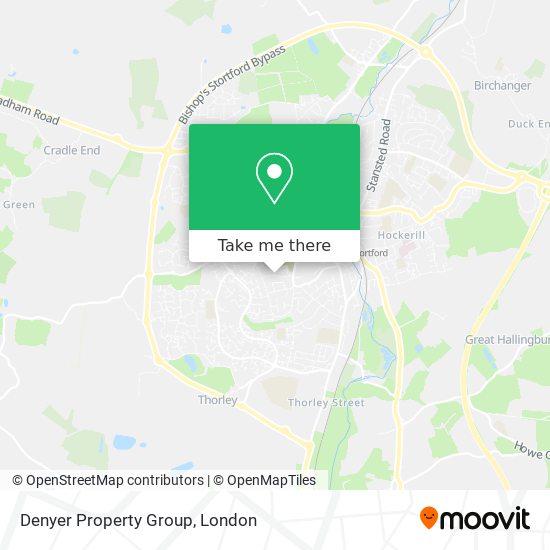 Denyer Property Group map