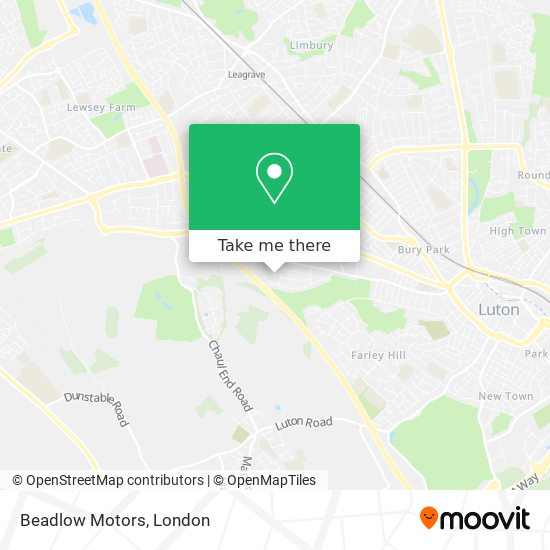 Beadlow Motors map