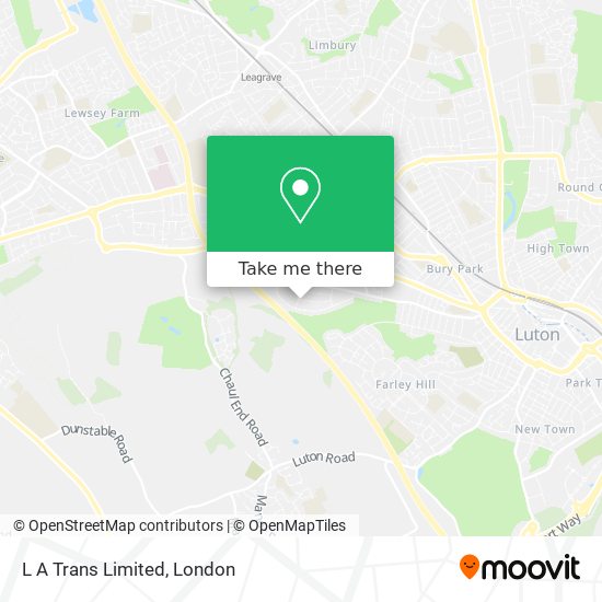 L A Trans Limited map