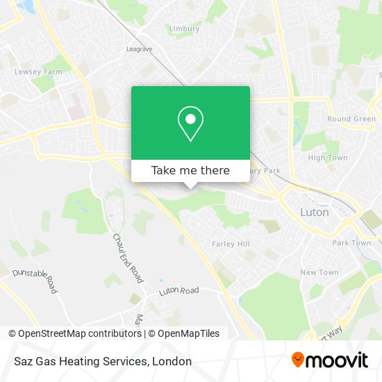 Saz Gas Heating Services map