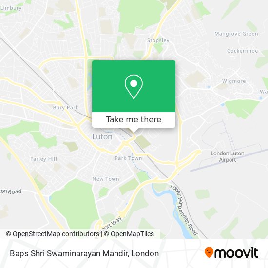 Baps Shri Swaminarayan Mandir map