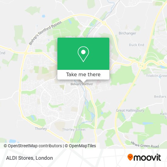 ALDI Stores map