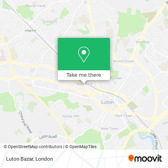 Luton Bazar map