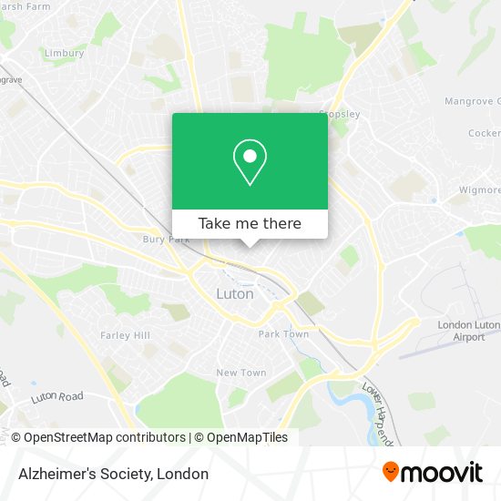 Alzheimer's Society map