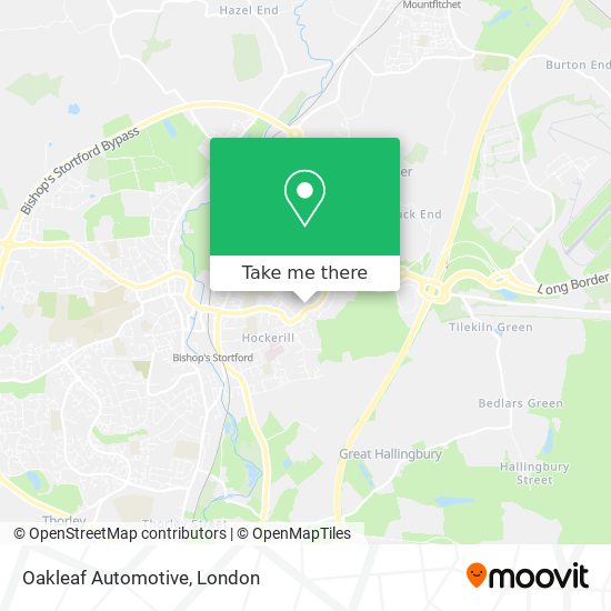 Oakleaf Automotive map