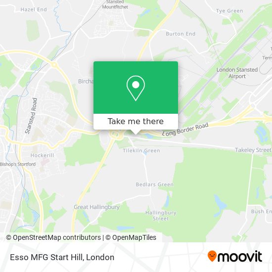 Esso MFG Start Hill map