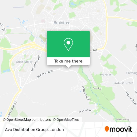 Avo Distribution Group map