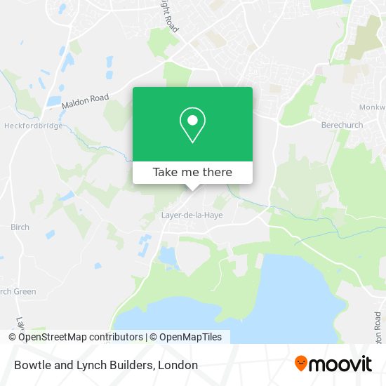 Bowtle and Lynch Builders map