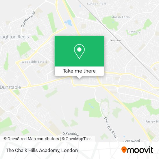 The Chalk Hills Academy map