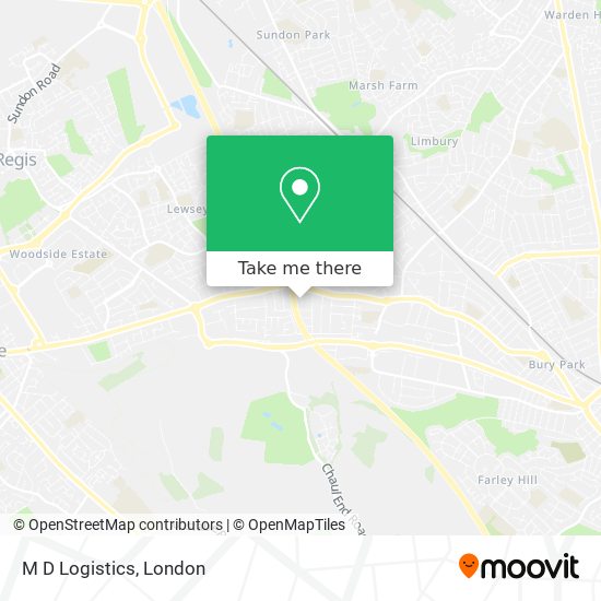 M D Logistics map