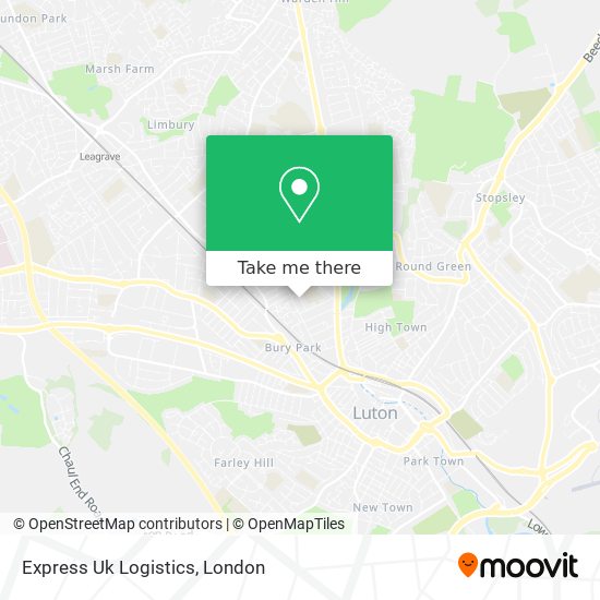 Express Uk Logistics map