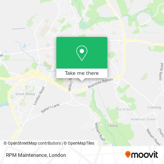 RPM Maintenance map