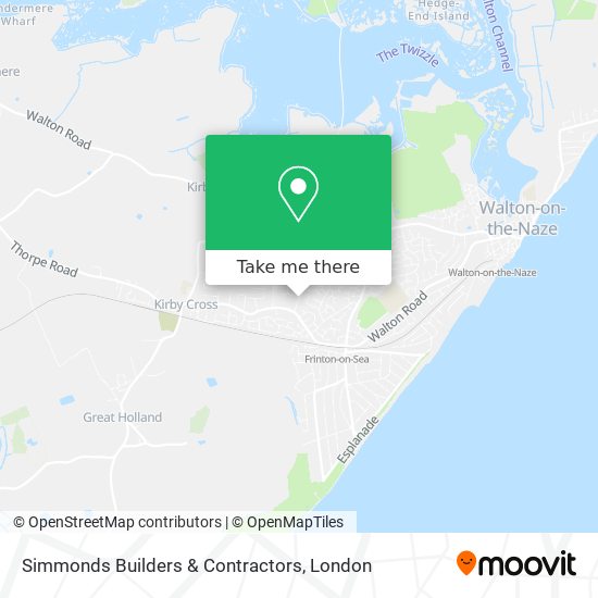 Simmonds Builders & Contractors map