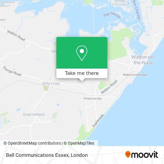 Bell Communications Essex map